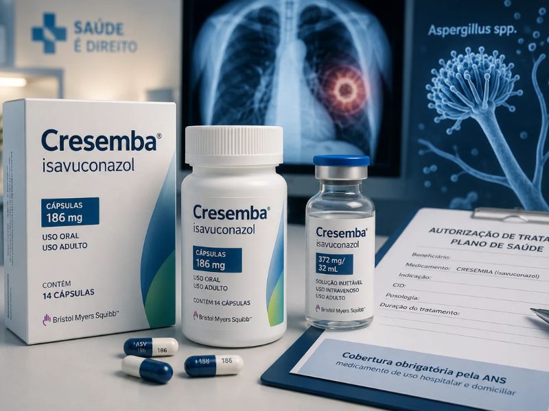 Isavuconazol pelo plano de saúde: quando a cobertura do Cresemba pode ser exigida