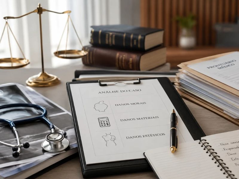 Quais indenizações podem ser pedidas em caso de erro médico?