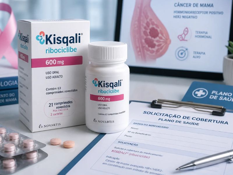 Ribociclibe pelo plano de saúde: quando o Kisqali pode ter cobertura