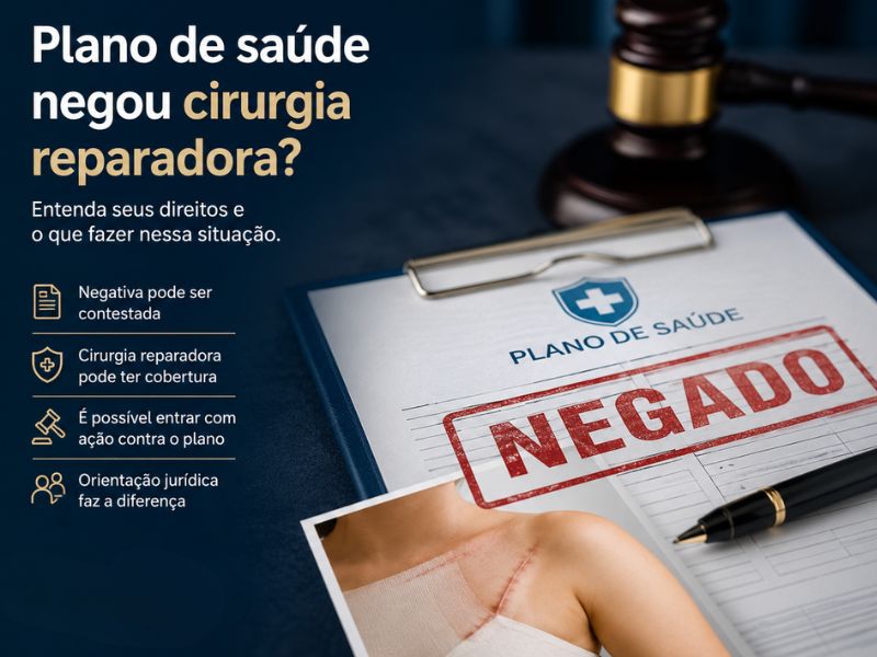 Ação contra plano de saúde que nega cirurgia reparadora: entenda o que fazer