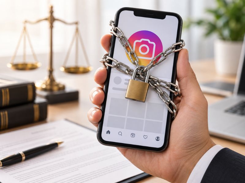 Advogado para recuperar conta do Instagram suspensa ou desativada