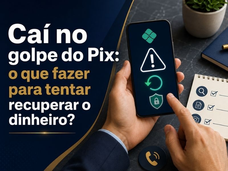 Caí no golpe do Pix: o que fazer para tentar recuperar o dinheiro?