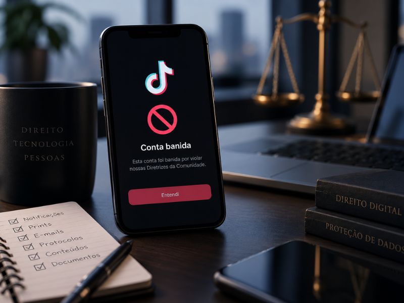 Conta do TikTok Banida: O Que Fazer e Quais Provas Guardar?