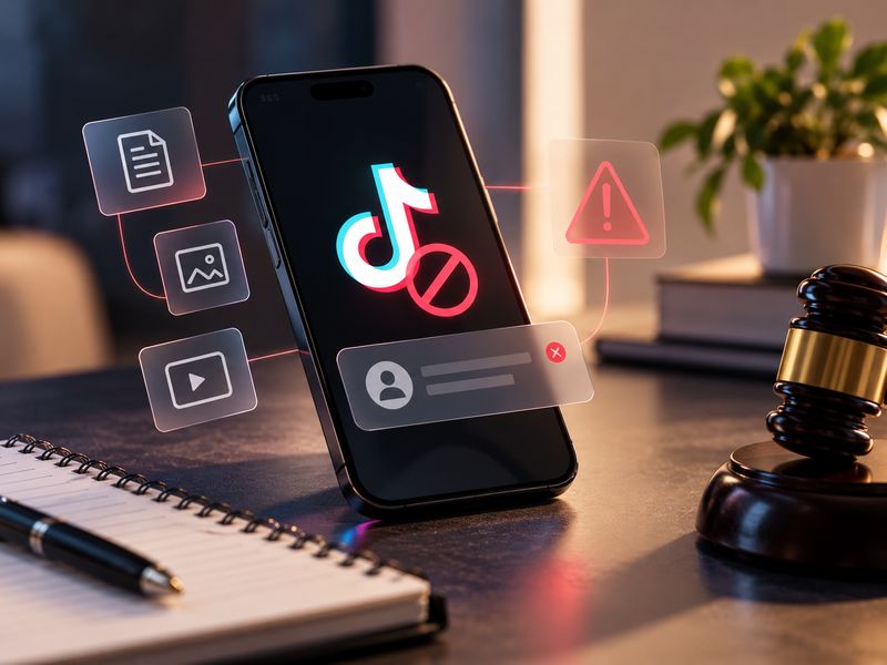 Conta do TikTok foi banida: o que fazer e quais provas guardar?