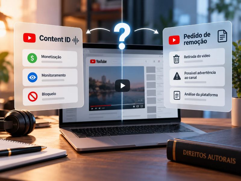 Content ID e pedido de remoção no YouTube: qual é a diferença?