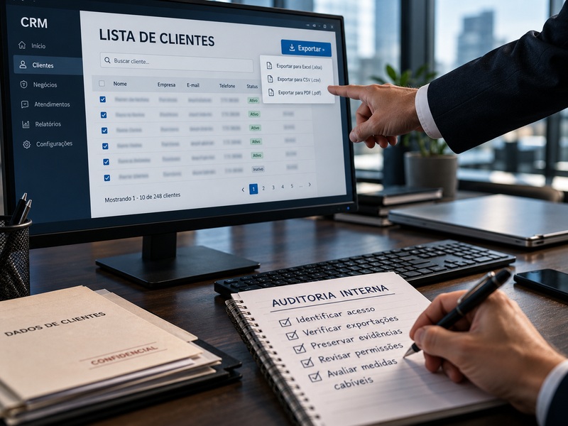 Ex-funcionário levou a lista de clientes: como reunir provas e proteger a empresa?