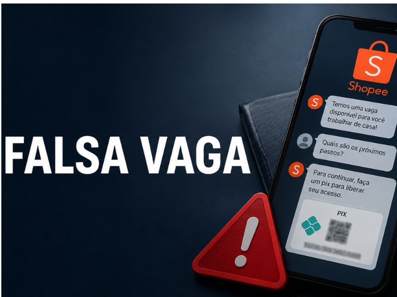 Golpe da falsa vaga de emprego da Shopee: como identificar
