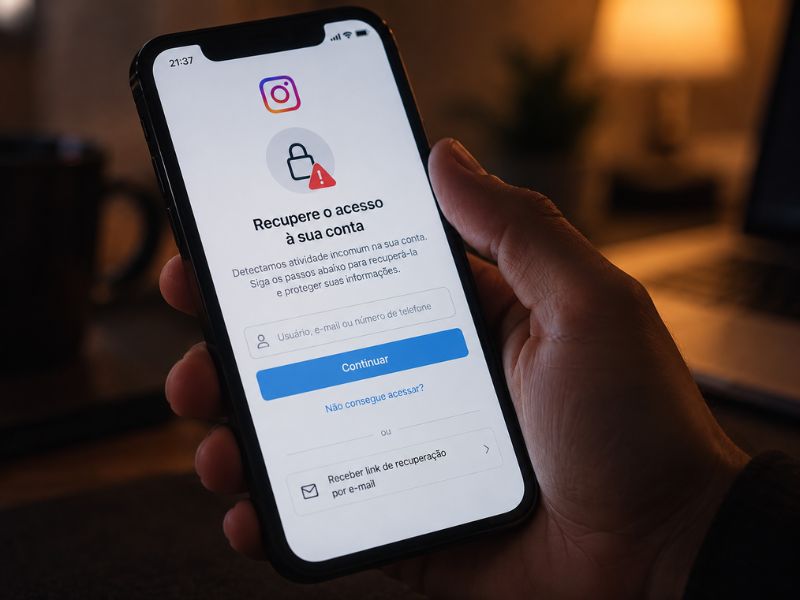 Instagram Hackeado: O Que Fazer para Recuperar a Conta e Quais Provas Guardar?