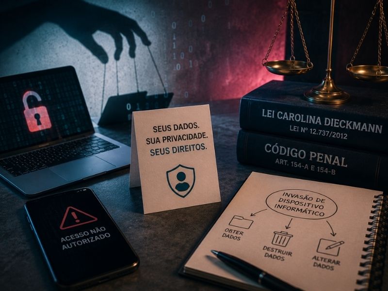 Invasão de celular ou computador: o que prevê a Lei Carolina Dieckmann?