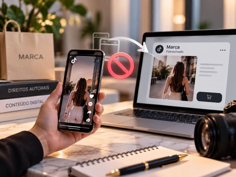Marca publicou meu conteúdo do TikTok sem autorização: posso pedir a retirada?