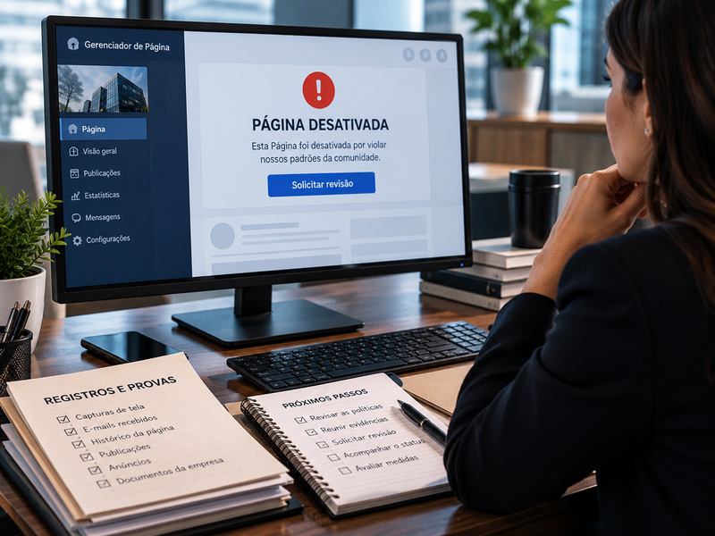 Página da empresa desativada no Facebook: como recorrer e quais medidas tomar?