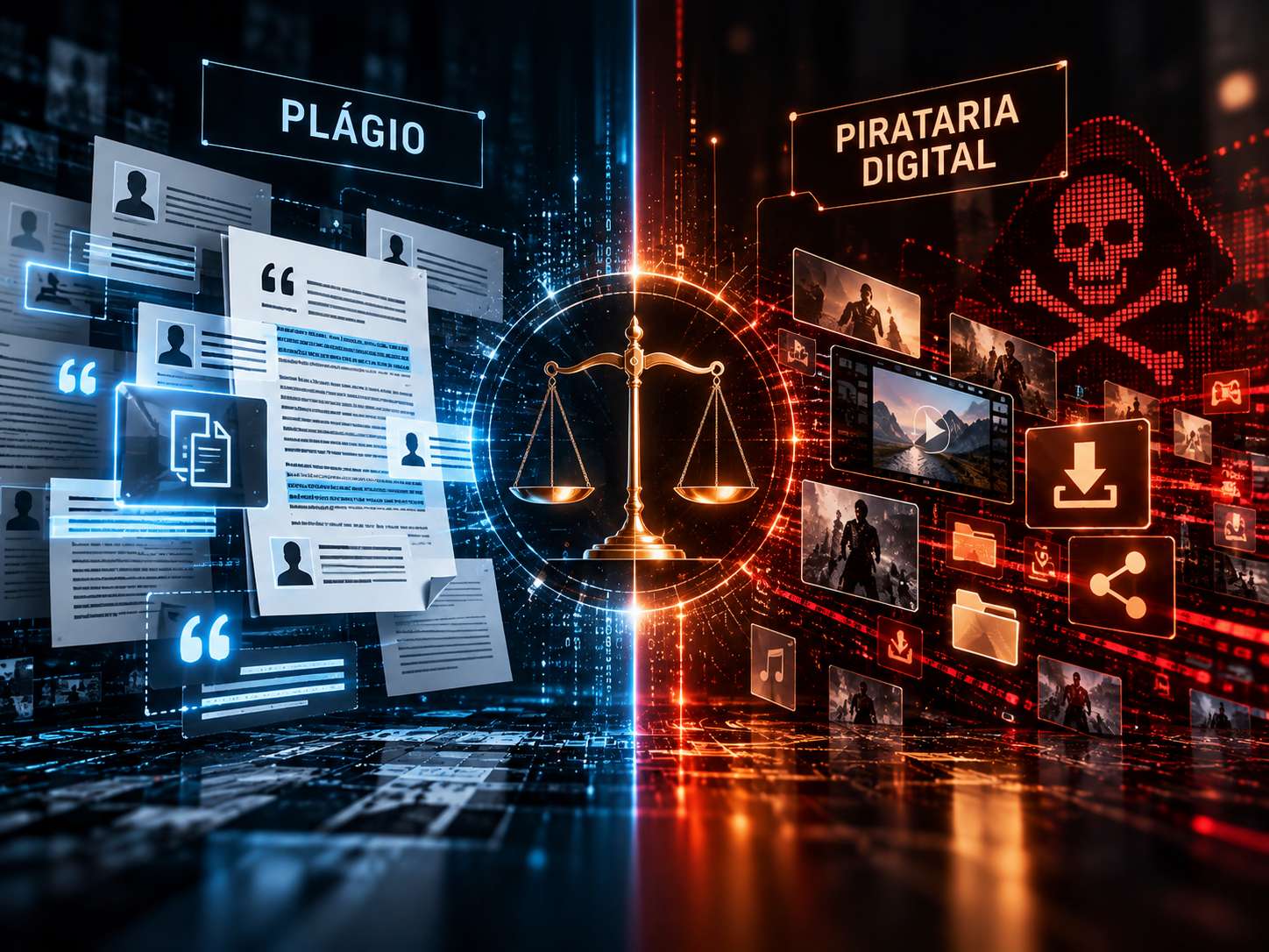 Plágio e pirataria digital são a mesma coisa?
