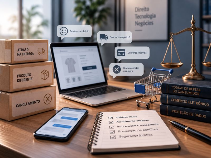 Problemas com Clientes no E-commerce: Como Reduzir Riscos Jurídicos?
