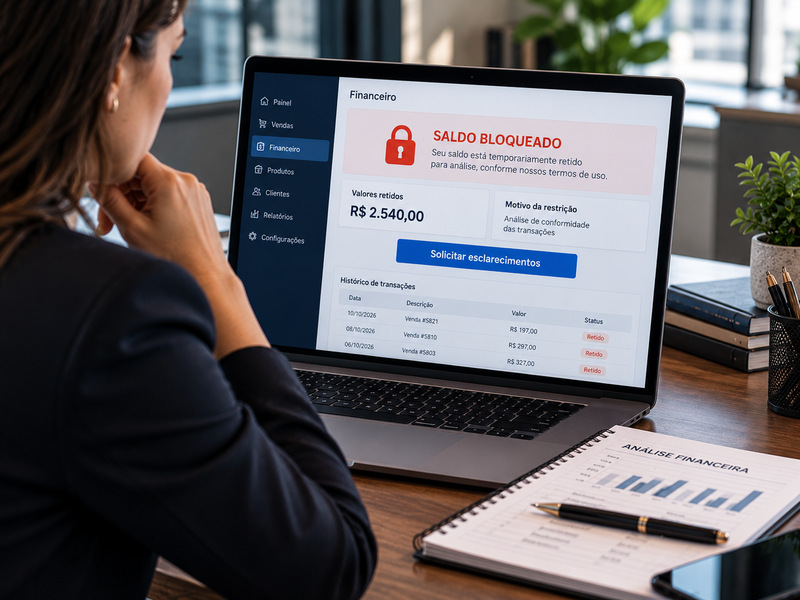Saldo bloqueado na Monetizze: como descobrir o motivo e solicitar a liberação?