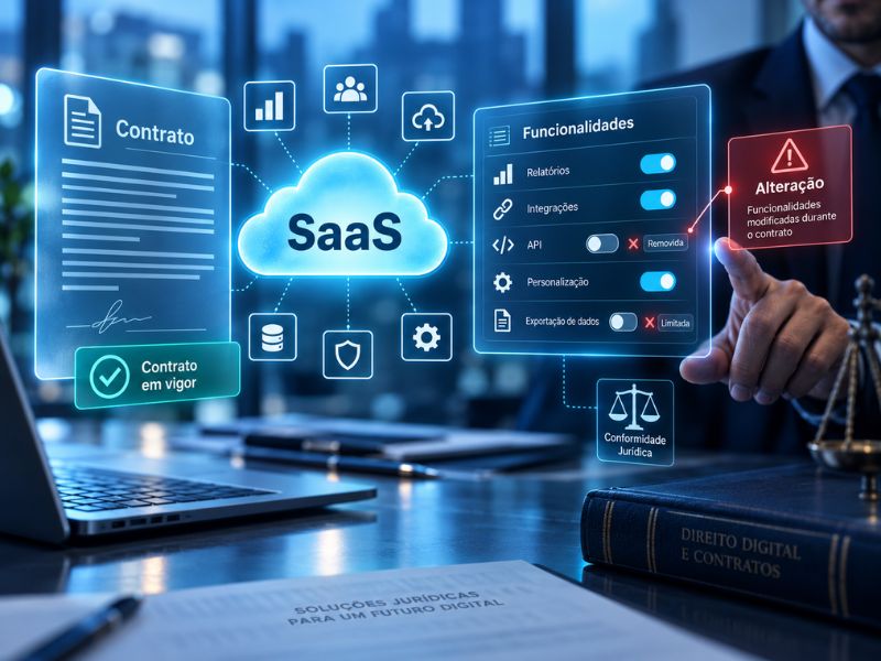 Sistema SaaS Alterou Funcionalidades Durante o Contrato: O Que Fazer?